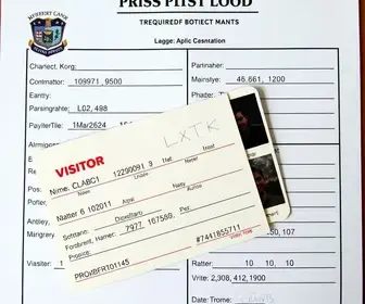 carteirinha de visitante de presídio